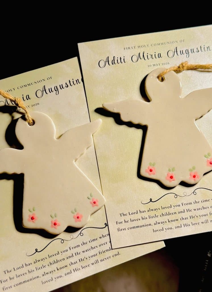 Ceramic Angel Keepsake Favors
