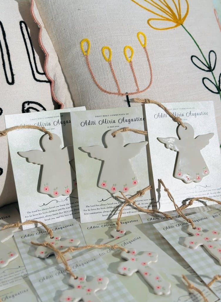 Holy Communion Angel & Cross Favors