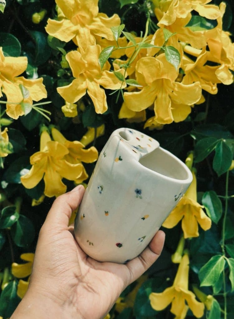 Wildflower Ceramic Tumbler