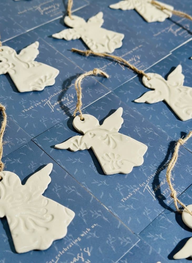 Handcrafted pottery details